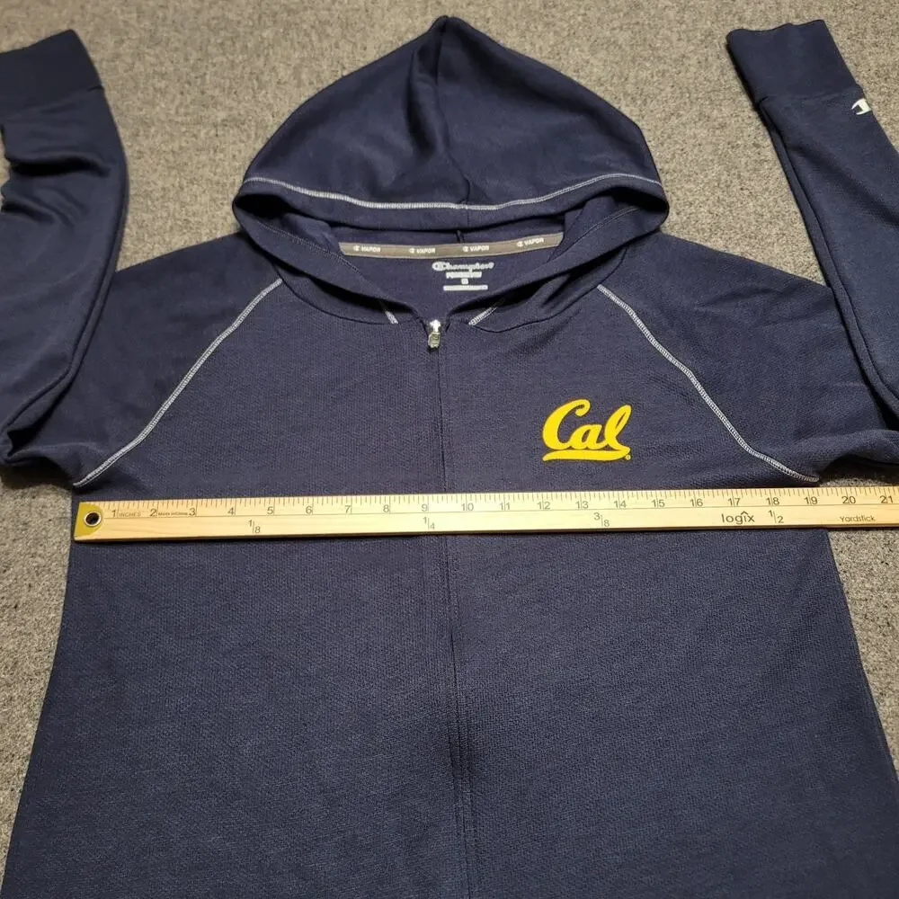 California Bears Hoodie Women Medium Cal Vapor Powertrain Zip Up Knit Sweatshirt